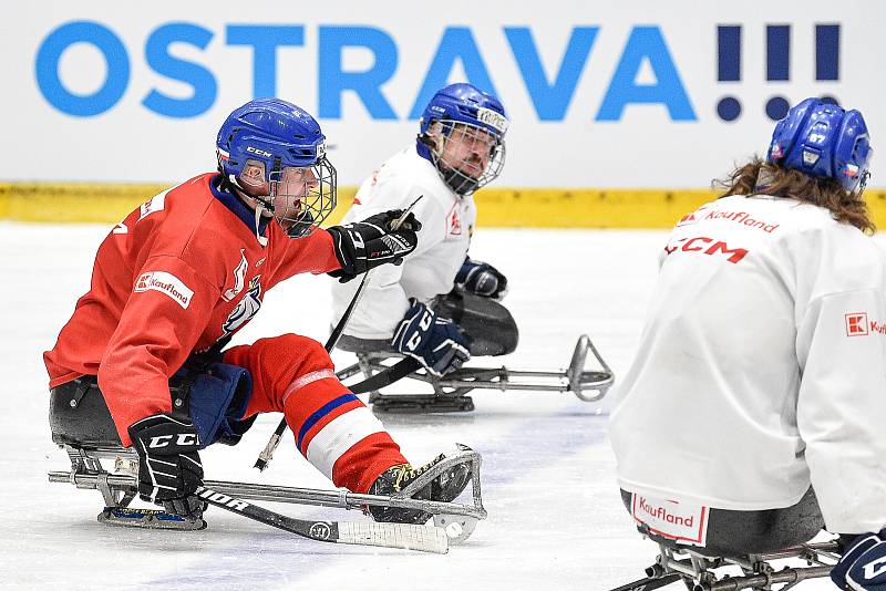 Exhibiční zápas před parahokejovým turnajem International Para Hockey Cup 2022 v  RT Torax areně, 21. září 2022, Ostrava.