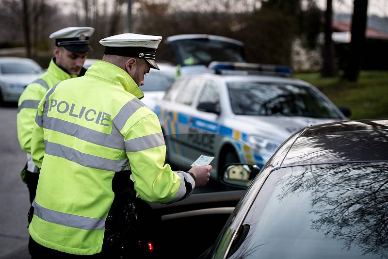 Kontrolní akce policie v Ostravě. Ilustrační foto.