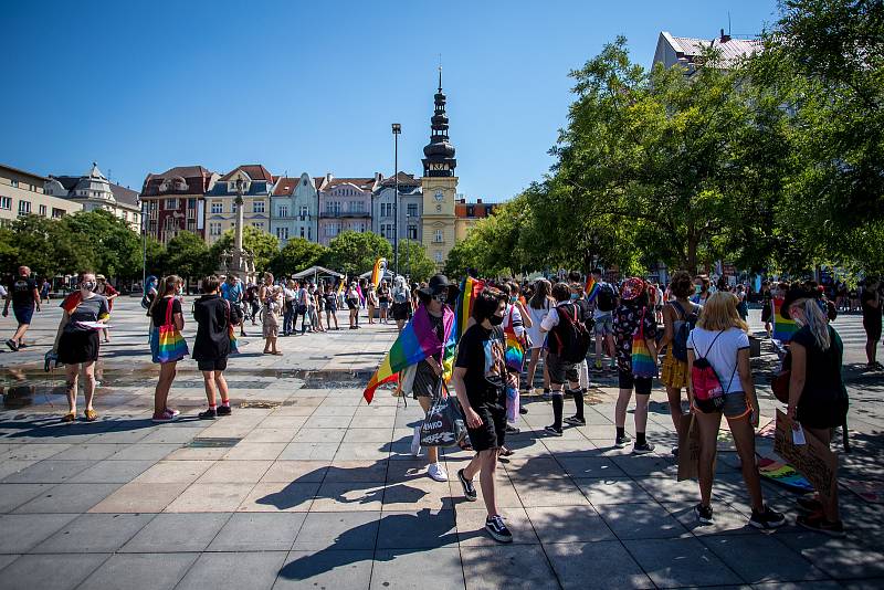 Ostravský Pride, 22. srpna 2020 v Ostravě.