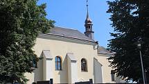 Kostel sv. Václava ve Velké Polomi.