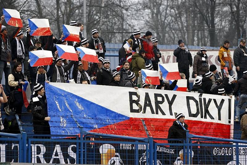 Snímky z utkání FC Baník - Hradec Králové.