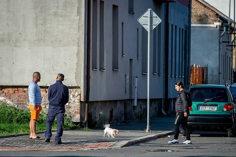 Ghetto ve Vítkovicích (ulice Erbenova), 10. zaří 2019 v Ostravě.