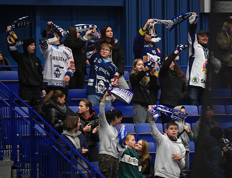 HC Vítkovice Ridera – Mountfield HK (42. kolo extraligy, 27. 1. 2023).