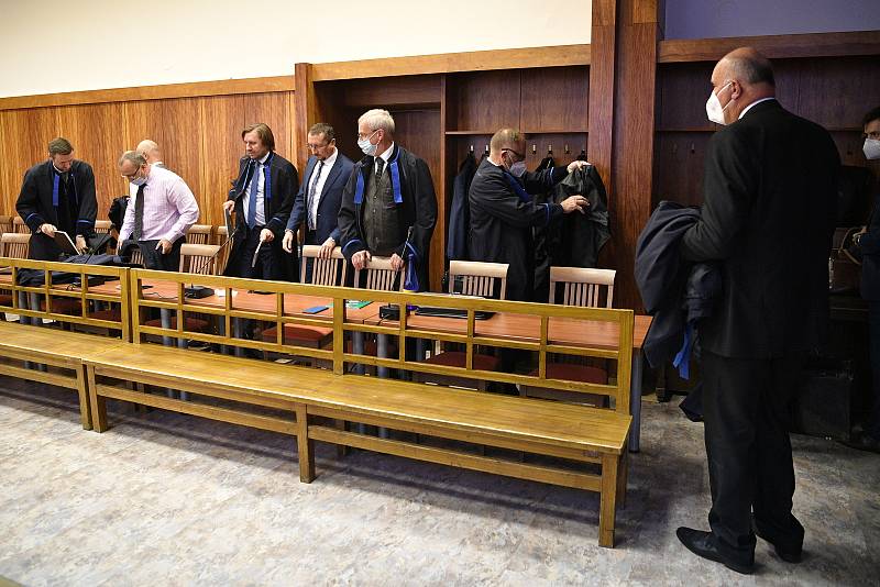 Kauza lobbisty Martina Dědice u soudu v Ostravě, 5. října 2021 v Ostravě.