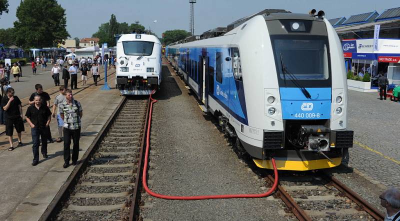 Mezinárodní veletrh drážní techniky Czech Raildays v Ostravě. 