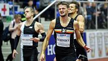 Mezinárodní halový atletický mítink Czech Indoor Gala 2020, 5. února 2020 v Ostravě. Běh 400m muži, Michal Desenský z Česka.