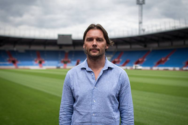 Předsezonní tisková konference FC Baník Ostrava, 10. července 2019 v Ostravě. Na snímku Marek Jankulovski.