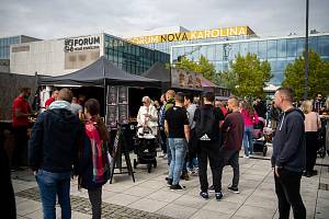 Burger festival v nákupním centru Forum Nová Karolina, 24. září 2022 v Ostravě.