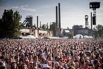 Hudební festival Colours of Ostrava ve čtvrtek 20. července 2017.