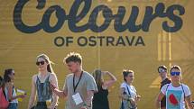 Hudební festival Colours of Ostrava v Ostravě 19. července 2017.