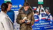 Příjezd českého Davis Cup týmu na nádraží Ostrava-Svinov, 27. ledna 2019 v Ostravě.