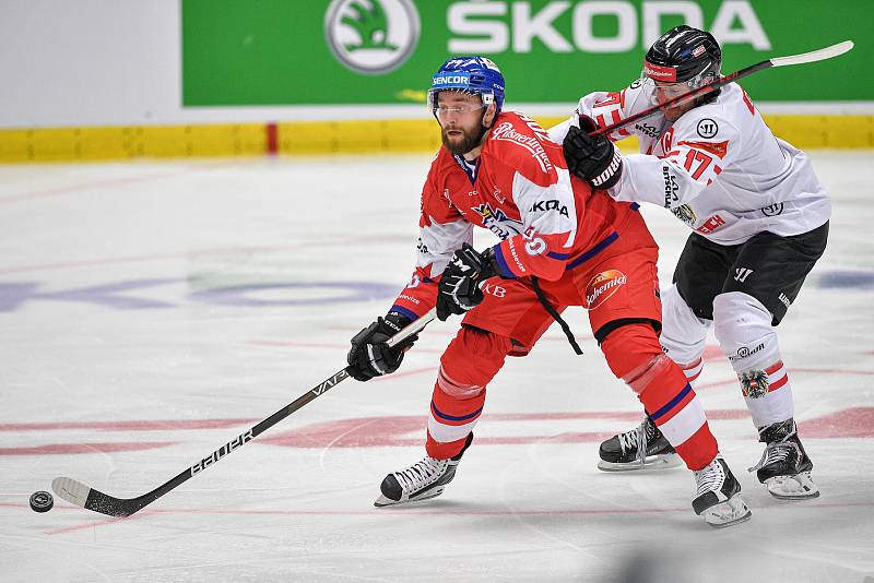 České hokejové hry, turnaj Euro Hockey Tour, ČR - Rakousko, Ostrava, 1. května 2022.