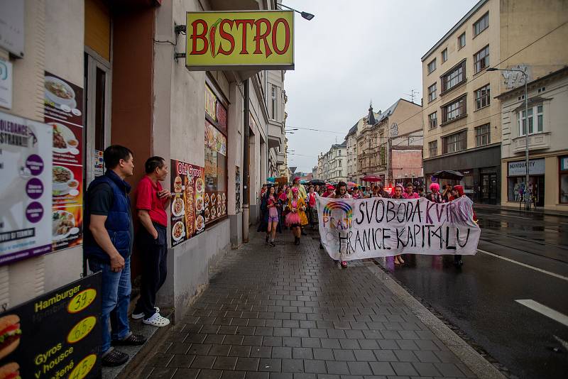 Ostravský PRAJD průvod 2022, 30. července 2022, Ostrava.