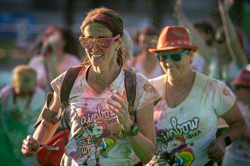 Rainbow Run v Dolní Oblasti Vítkovice, 11. zaří 2021 v Ostravě.