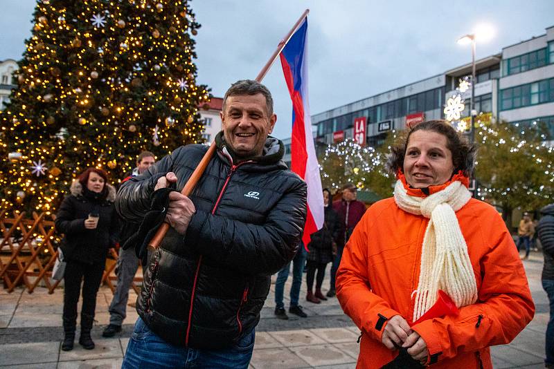 Vánoční trhy na Masarykově náměstí, 28. listopadu v Ostravě.