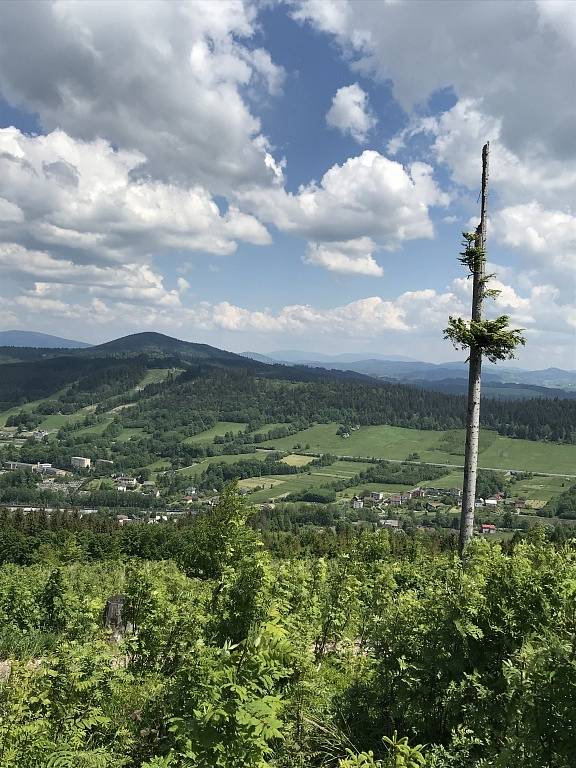 Těšínské Beskydy.