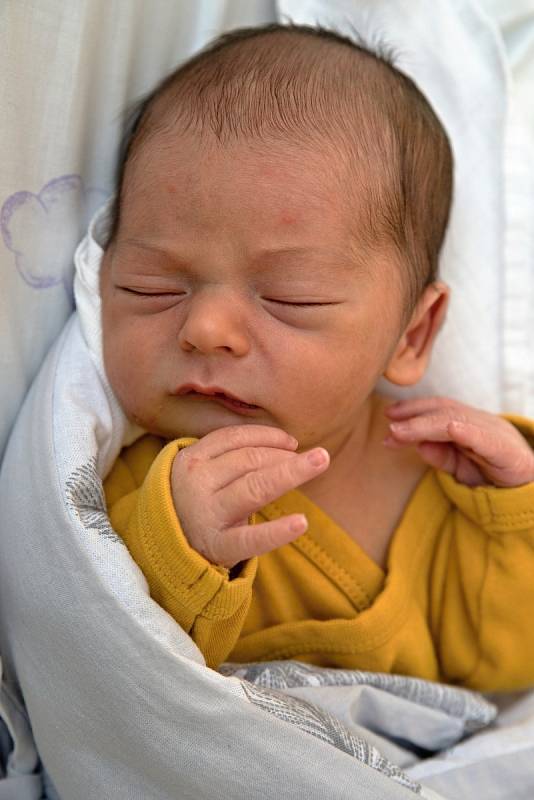 Antonín Preiss, Těrlicko, narozen 7. června 2021 v Karviné, míra 48 cm, váha 2900 g.
