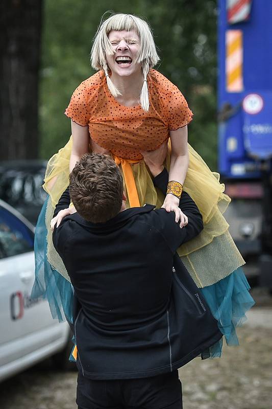 Hudební festival Colours of Ostrava 2018 v Dolní oblasti Vítkovice, 19. července 2018 v Ostravě. Na snímku Aurora.