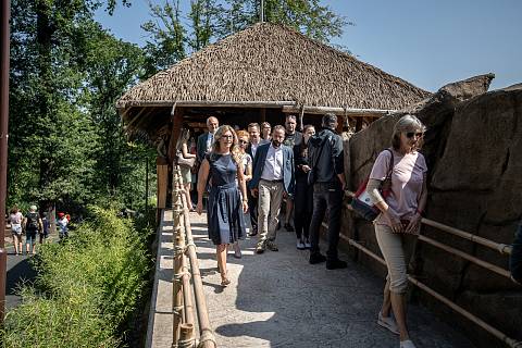 Zoo Ostrava otevřela nové expozice pro primáty, 15. srpna 2022.
