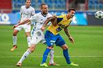 I. liga, 4. kolo, FC Baník - FK Teplice: 3 : 3, na snímku vlevo Martin Šindelář