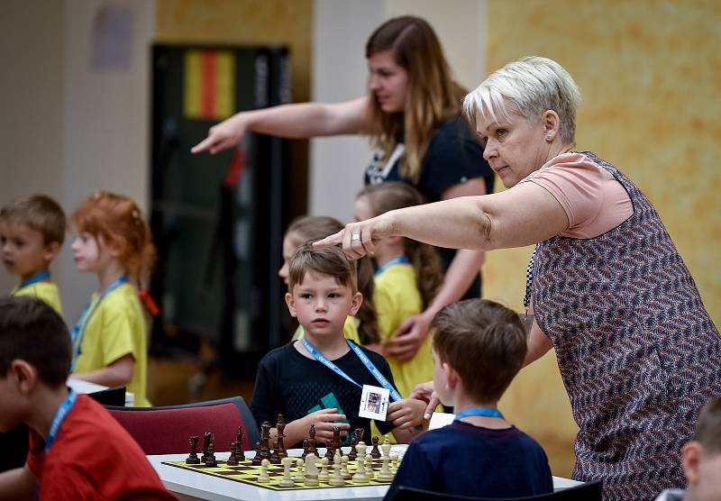 Šachový turnaj pro mateřské školy v SVČ Korunka, 28. května 2019 v Ostravě.