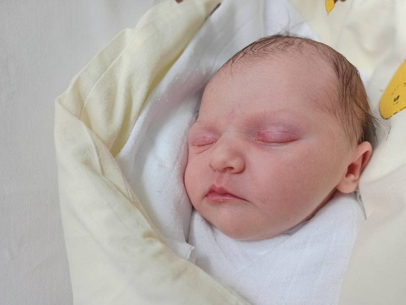 Elizabeth Szusciková, Vendryně, narozena 30. srpna 2021 v Třinci, míra 49 cm, váha 3240 g. Foto: Gabriela Hýblová
