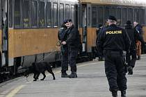 Jedna ze souprav, na kterou se zaměřili policisté, byla odstavena na vlakovém nádraží v Ostravě-Přívoze. 