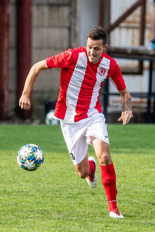 Fotbal, Slovan Ostrava - Malé Hoštice, 24. srpna 2019 v Ostravě.