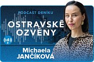 Hostem podcastu Ostravské ozvěny byla nehtová designérka Michaela Jančíková, moderuje redaktorka Deníku Kateřina Součková, 25. ledna 2024, Ostrava.