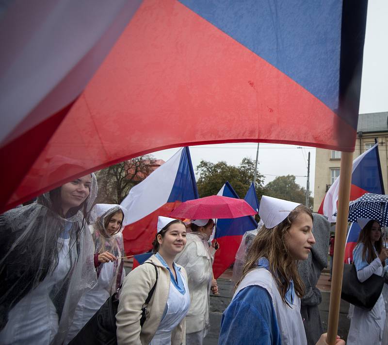 Oslavy 100 let republiky 27. října 2018 v Ostravě.