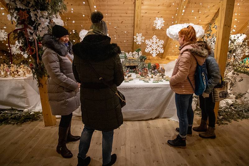 Výstava betlémů na Slezskoostravském hradě, 27. prosince 2019 v Ostravě.