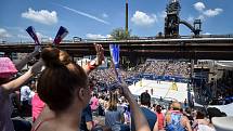 FIVB Světové série v plážovém volejbalu J&T Banka Ostrava Beach Open, 2. června 2019 v Ostravě.