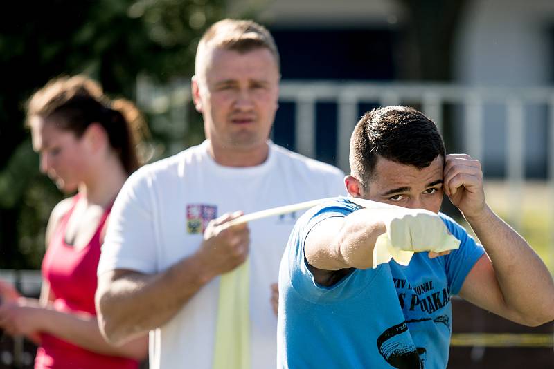 ZŠ Nádražní v Ostravě 19. a 20. dubna 2019 hostila kemp boxerských reprezentací Česka, Litvy a Polska.