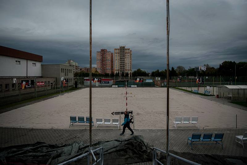 Sportovní areál tělovýchovná jednota Ostrava na Várenské ulici.