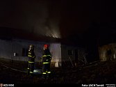 V Šenově hořel v noci na sobotu 9. března nevyužívaný objekt bývalé autoopravny.