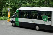 Beskydský "TU-bus" - shuttle bus pod Lysou horou.