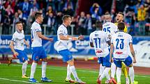 Utkání 13. kola první fotbalové ligy: Baník Ostrava - Sparta Praha, 31. října 2021 v Ostravě. Brankář Baníku Viktor Budinský.