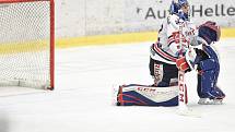 Čtvrtfinále play off hokejové extraligy - 4. zápas: HC Vítkovice Ridera - HC Oceláři Třinec, 25. března 2019 v Ostravě. Na snímku brankář Vítkovic Patrik Bartošák.