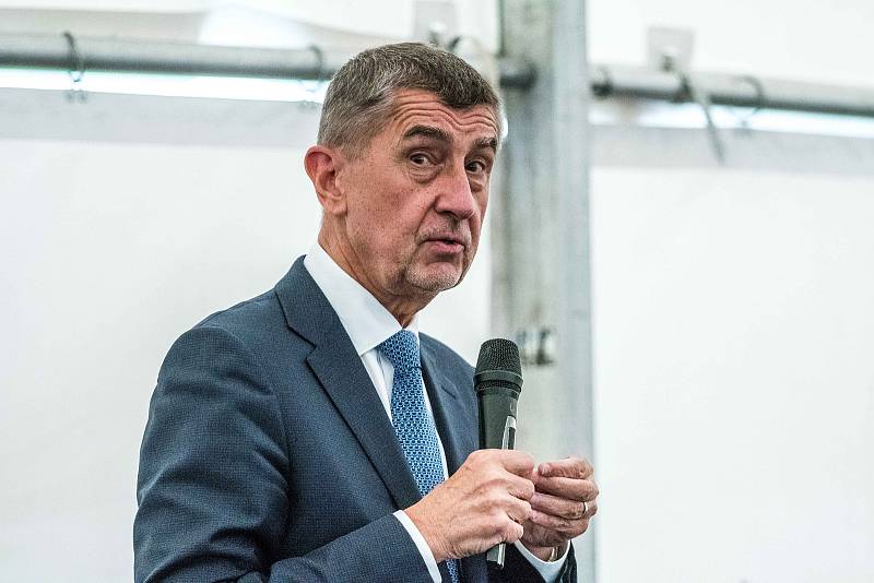 Andrej Babiš při setkání s občany u kostela Sv. Ducha v Ostravě - Zábřehu.