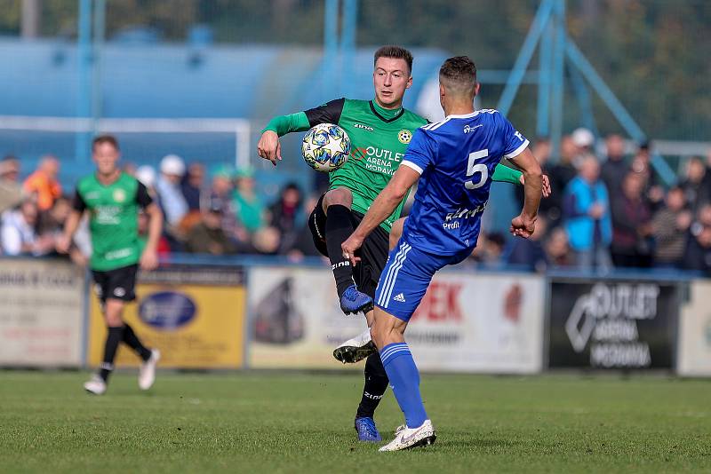 Fotbal, MSFL: Petřkovice - Baník B, 19. října 2019 v Petřkovicích.