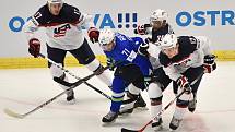 Hokejisté USA porazili na mistrovství světa v Ostravě Slovinsko 3:1.  
