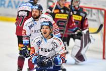 18. kolo hokejové extraligy: HC HC Vítkovice Ridera - HC Sparta Praha, 4. listopadu 2022 v Ostravě. Peter Krieger z Vítkovic.