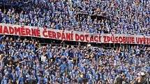 Derby Sigma vs. Baník táhne. Snímky z předchozího derby na Andrově stadionu a odjezd (příjezd) fanoušků Baníku do Olomouce.