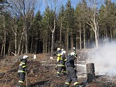 Hasiče zaměstnal loni rozsáhlý požár na Palkovických hůrkách. 