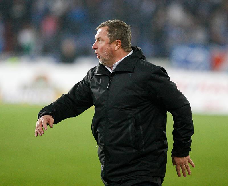 FC Baník Ostrava - FC Viktoria Plzeň, trenér Plzně Pavel Vrba