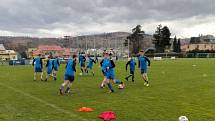 Zápas 15. kola fotbalové I.A třídy, skupiny A, Město Albrechtice - Darkovičky 0:0.