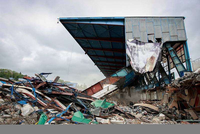 Demolice Bazalů, 17. červenec 2018 v Ostravě.