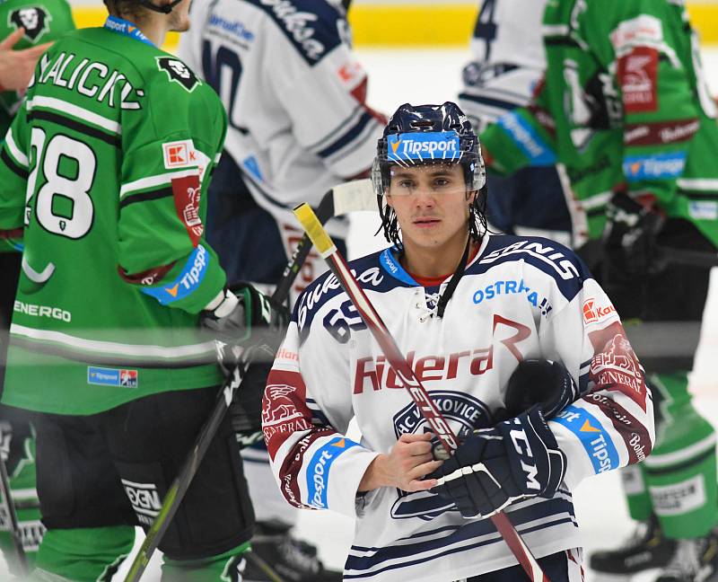 Utkání 23. kola hokejové extraligy: HC Vítkovice Ridera - BK Mladá Boleslav, 28. listopadu 2019 v Ostravě.