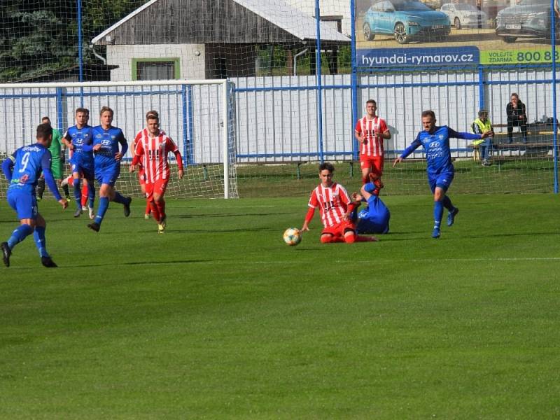 Rýmařov – Vítkovice 5:1 (8. kolo divize F, sobota 18. 9. 2021).