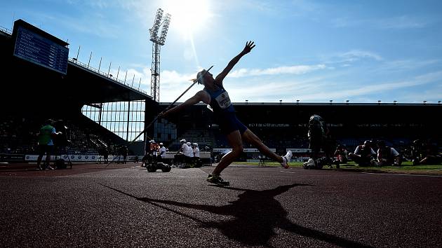 Zlatá tretra, atletický mítink IAAF World Challenge, 20. června 2019 v Ostravě. Na snímku Barbora Špotáková.